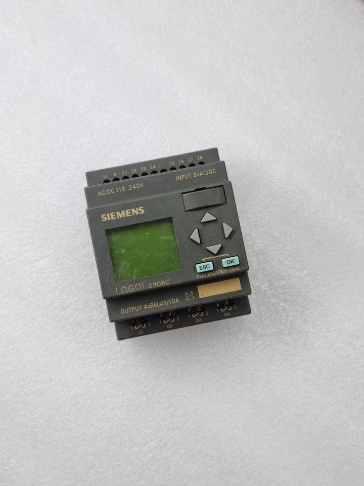 USED WORK SIEMENS 6ED1052-1FB00-0BA6 230RC LOGO AC/DC 115..240V 6ED10521FB000BA6